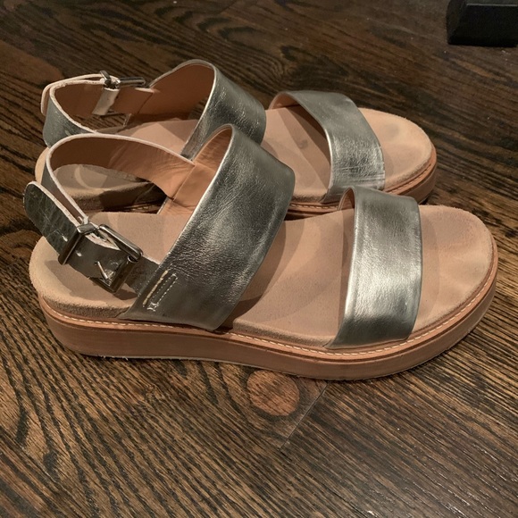 whistles silver sandals